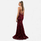 Aveline - Women's Sequin Maxi Dress for Formal Events, Elegant Fitted Gown 4