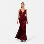 Aveline - Women's Sequin Maxi Dress for Formal Events, Elegant Fitted Gown 7