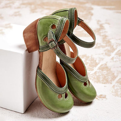 Charlotte Women's Orthopedic Low Heel Sandals for All-Day Comfort 1