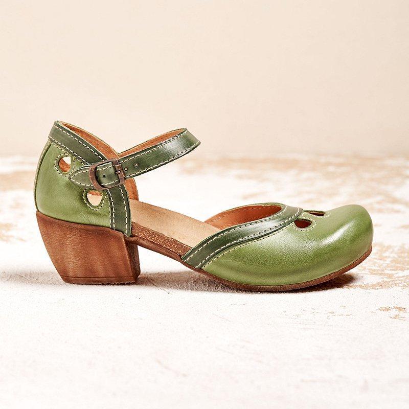 Charlotte Women's Orthopedic Low Heel Sandals for All-Day Comfort 4