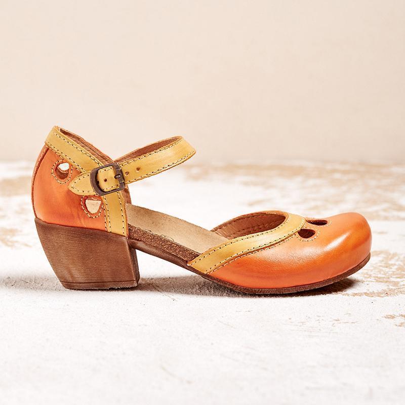 Charlotte Women's Orthopedic Low Heel Sandals for All-Day Comfort 7