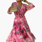 Chic Long-Sleeve Summer Dress for Women - Comfortable Plus Size Option 6