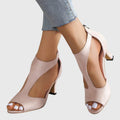 Delfina - Women's Black Heels with Orthopedic Support for All-Day Comfort 0