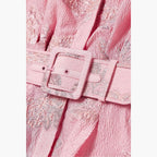 Elegant Floral Summer Dress for Women - Puff Sleeves & Tailored Fit 4