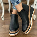 Elegant Waterproof Women's Boots with Side Zipper for All-Day Comfort 1