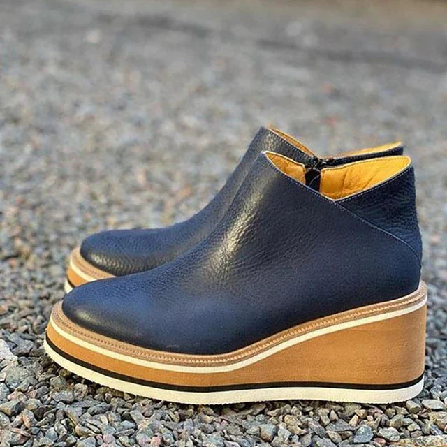 Elegant Waterproof Women's Boots with Side Zipper for All-Day Comfort 6