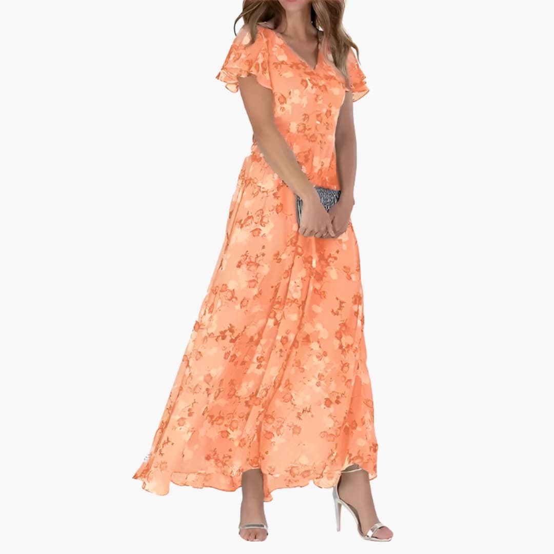 Elegant Women's Midi Dress - Sleeveless Round Neck for Summer or Formal Occasions 4