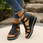 Hannah Comfort Sandals - Women's Rhinestone-Embellished Supportive Footwear 0