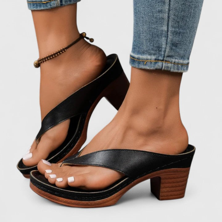 Jazrielle - Women's Black Heels with Ergonomic Support for All-Day Comfort 0