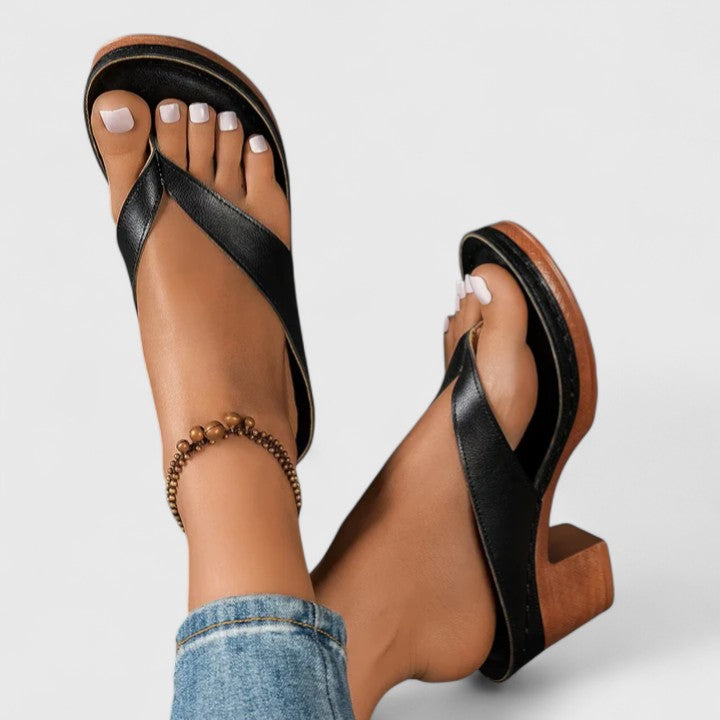 Jazrielle - Women's Black Heels with Ergonomic Support for All-Day Comfort 1