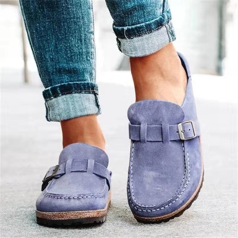Lorvine - Ergonomic Slip On Shoes for Men with Adjustable Buckle Strap 4