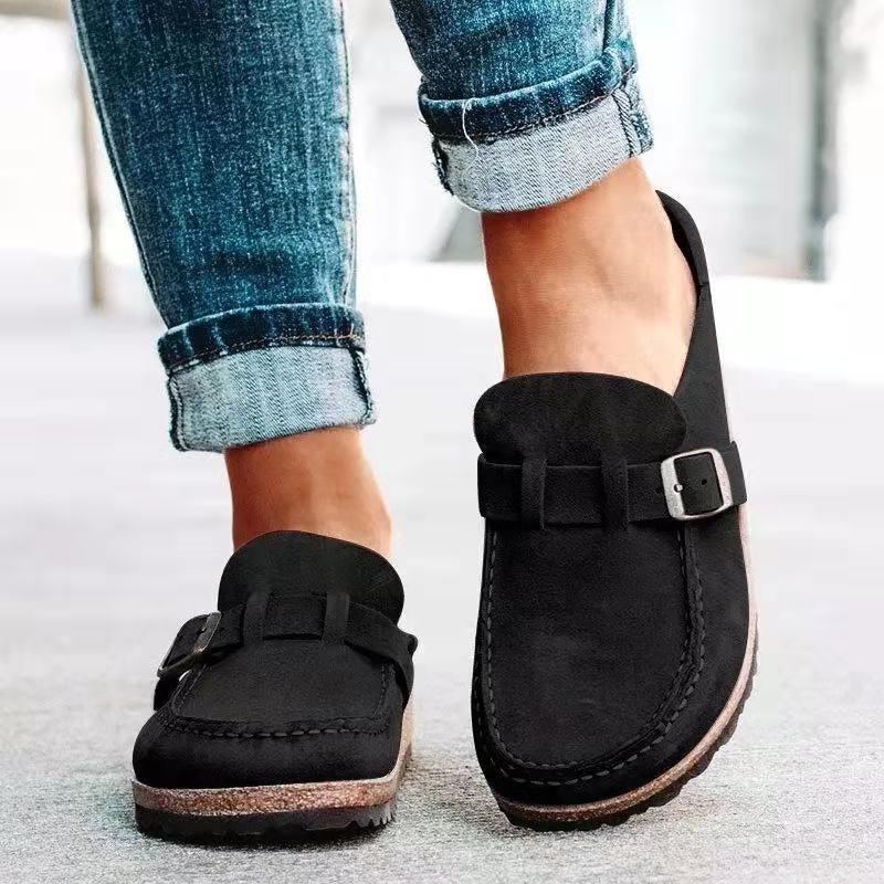 Lorvine - Ergonomic Slip On Shoes for Men with Adjustable Buckle Strap 5