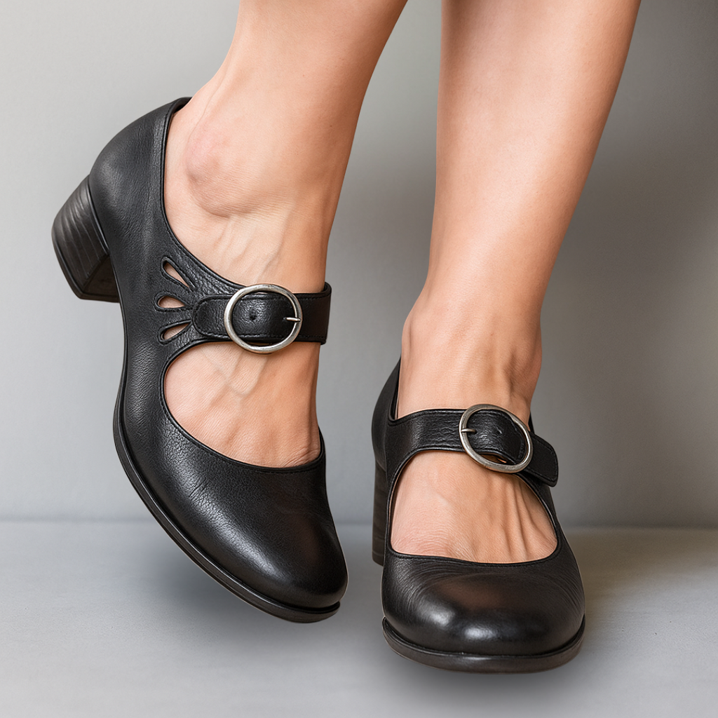 Orthopedic Vegan Leather Sandals for Women - All-Day Comfort & Support 0