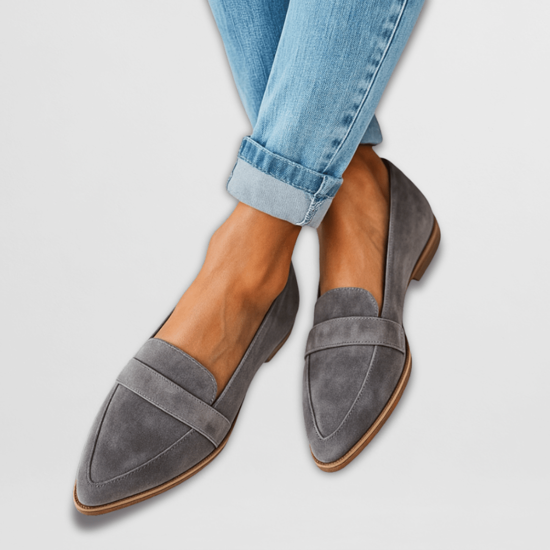 Soft Suede Women's Loafers - Orthopedic Cushioned Comfort for All-Day Wear 1