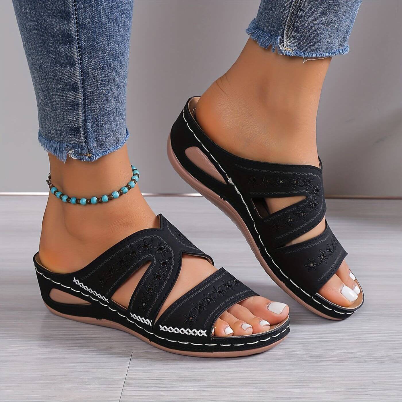 Soleva - Slip-Resistant Orthopedic Sandals for Women with Gel-Infused Sole 1