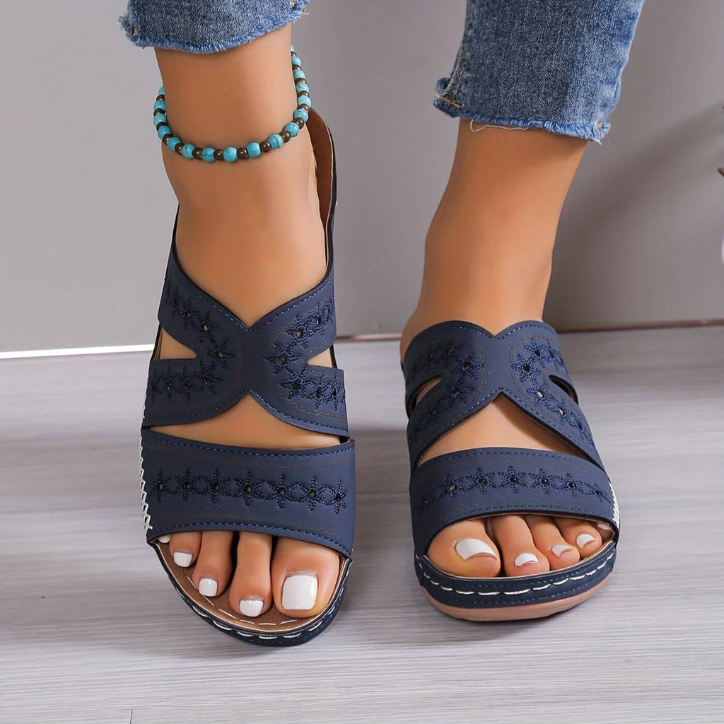 Soleva - Slip-Resistant Orthopedic Sandals for Women with Gel-Infused Sole 4