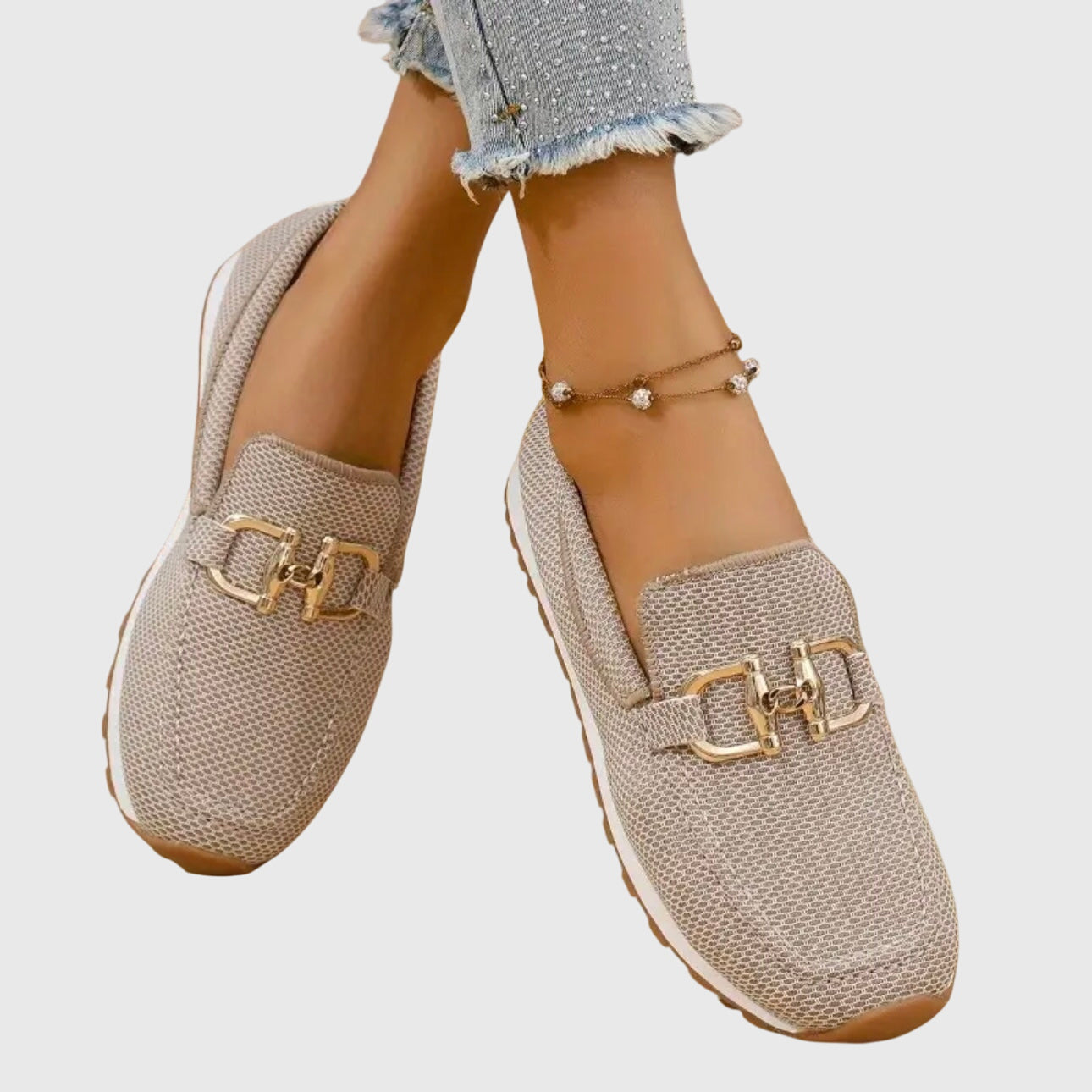 Stylish Black Loafers for Women - Cushioned Support & Elegant Design 1