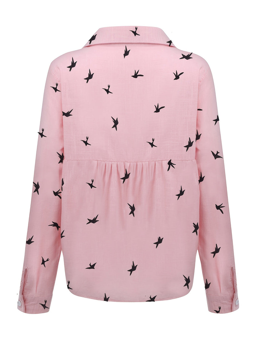 Stylish Mens Shirt - Long Sleeve Printed Button Front Shirt with Functional Closure 5