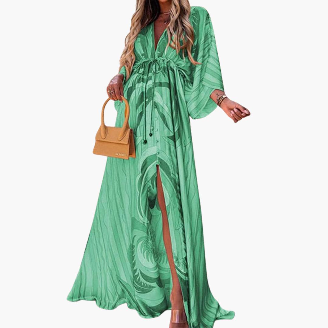 Vibrant Floral Maxi Dress - Lightweight Summer Dress for Women, Plus Size Available 5